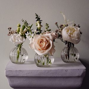 Bud vase trio